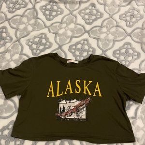 romwe cropped t-shirt